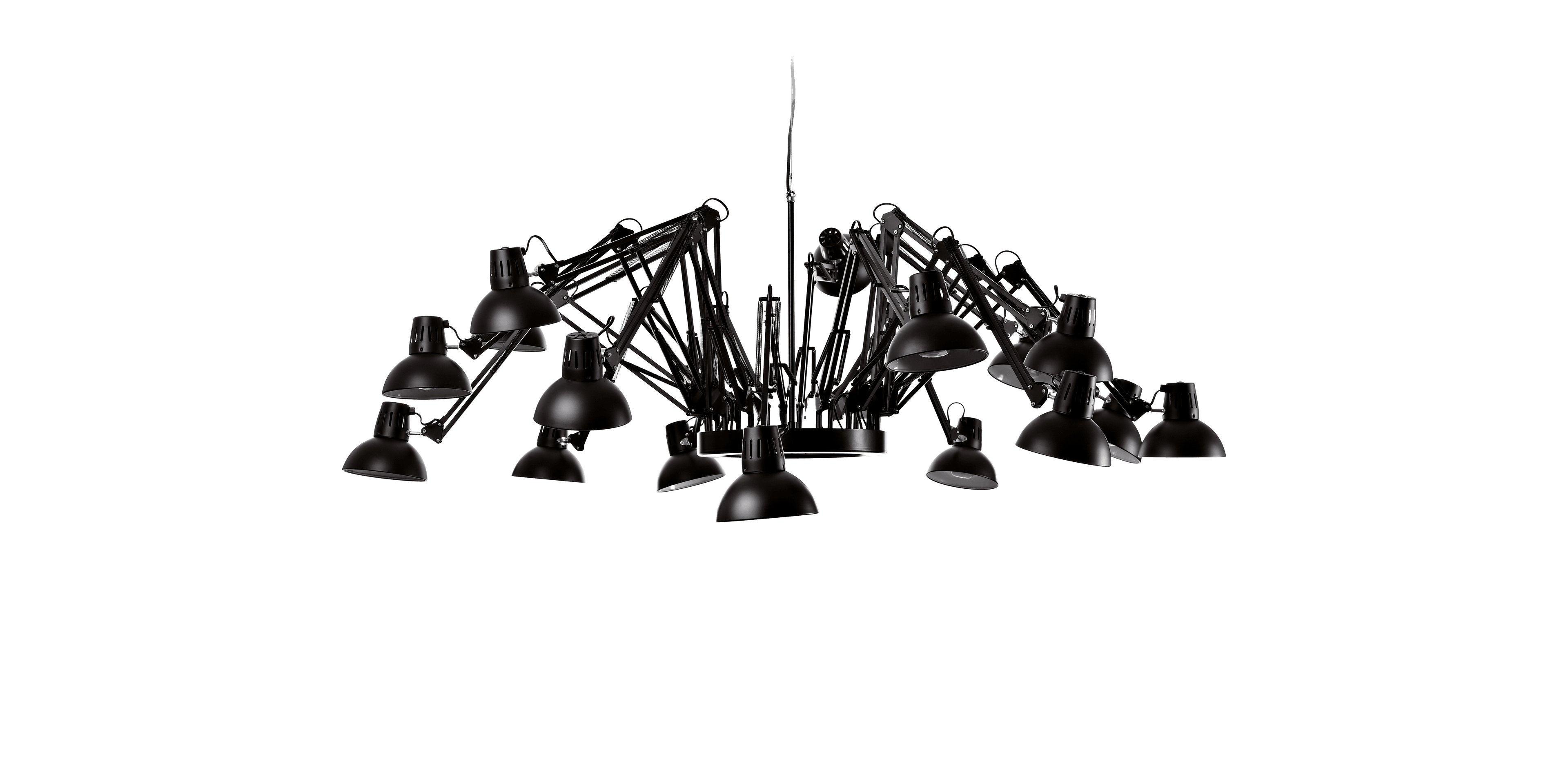 Dear Ingo suspension light black dynamic shape 1 front side