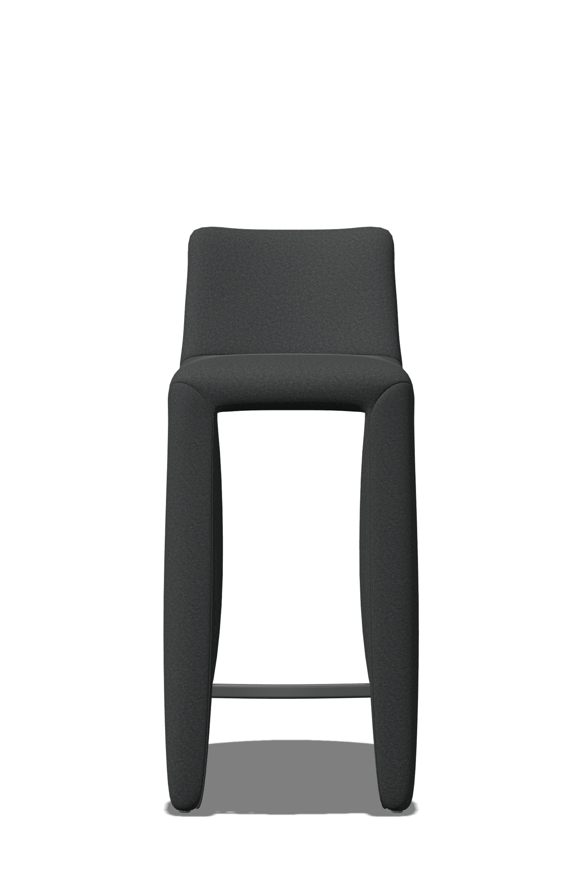 Monster Bar Stool Naked High grey front side