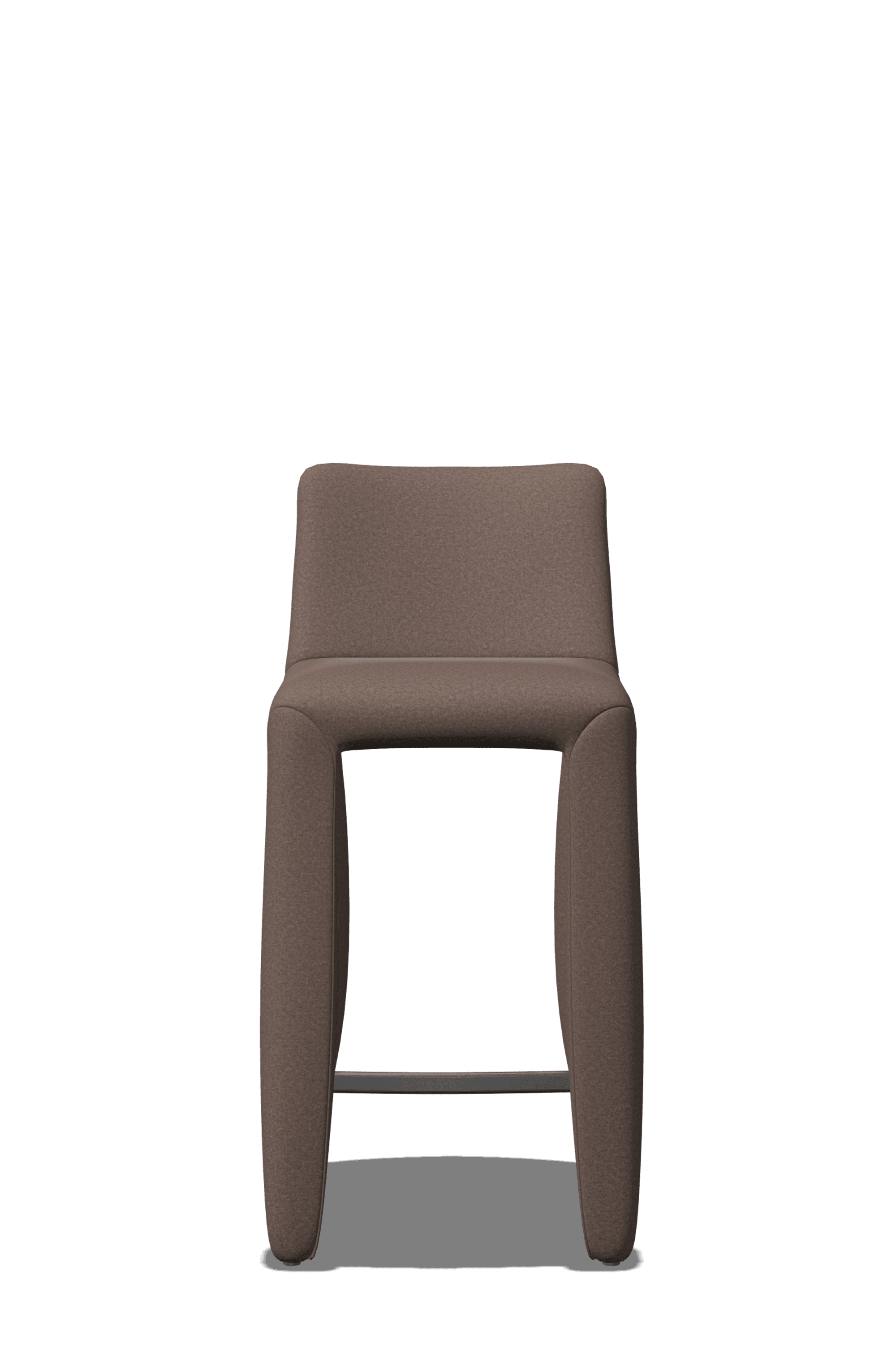Monster Bar Stool Naked Low beige front side