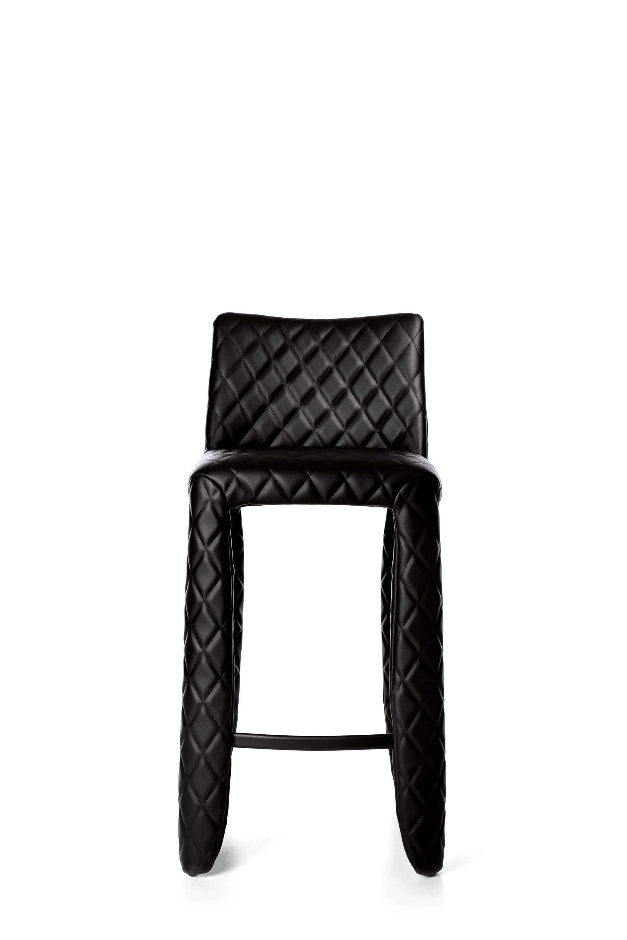 Monster Bar Stool black front side