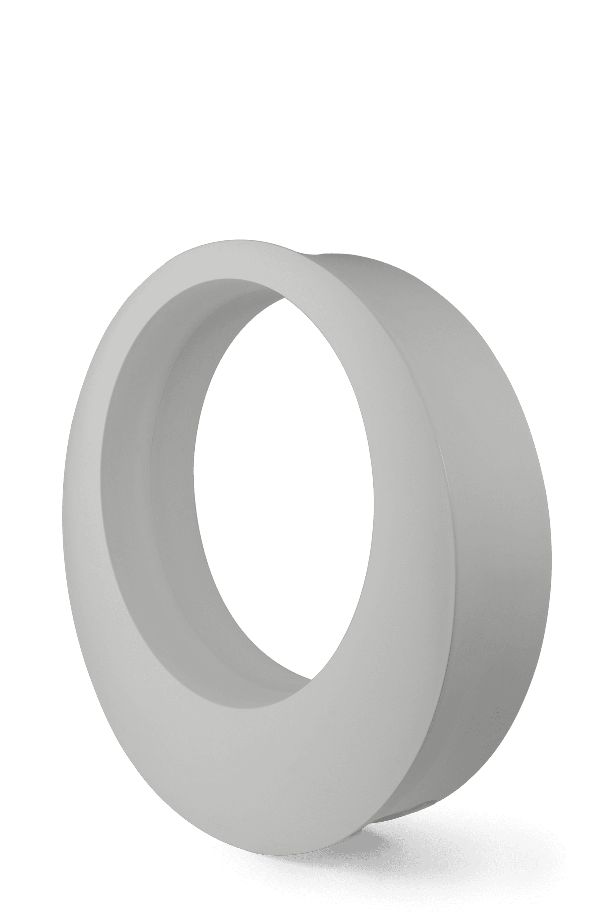 O. rocker lounge chair light grey