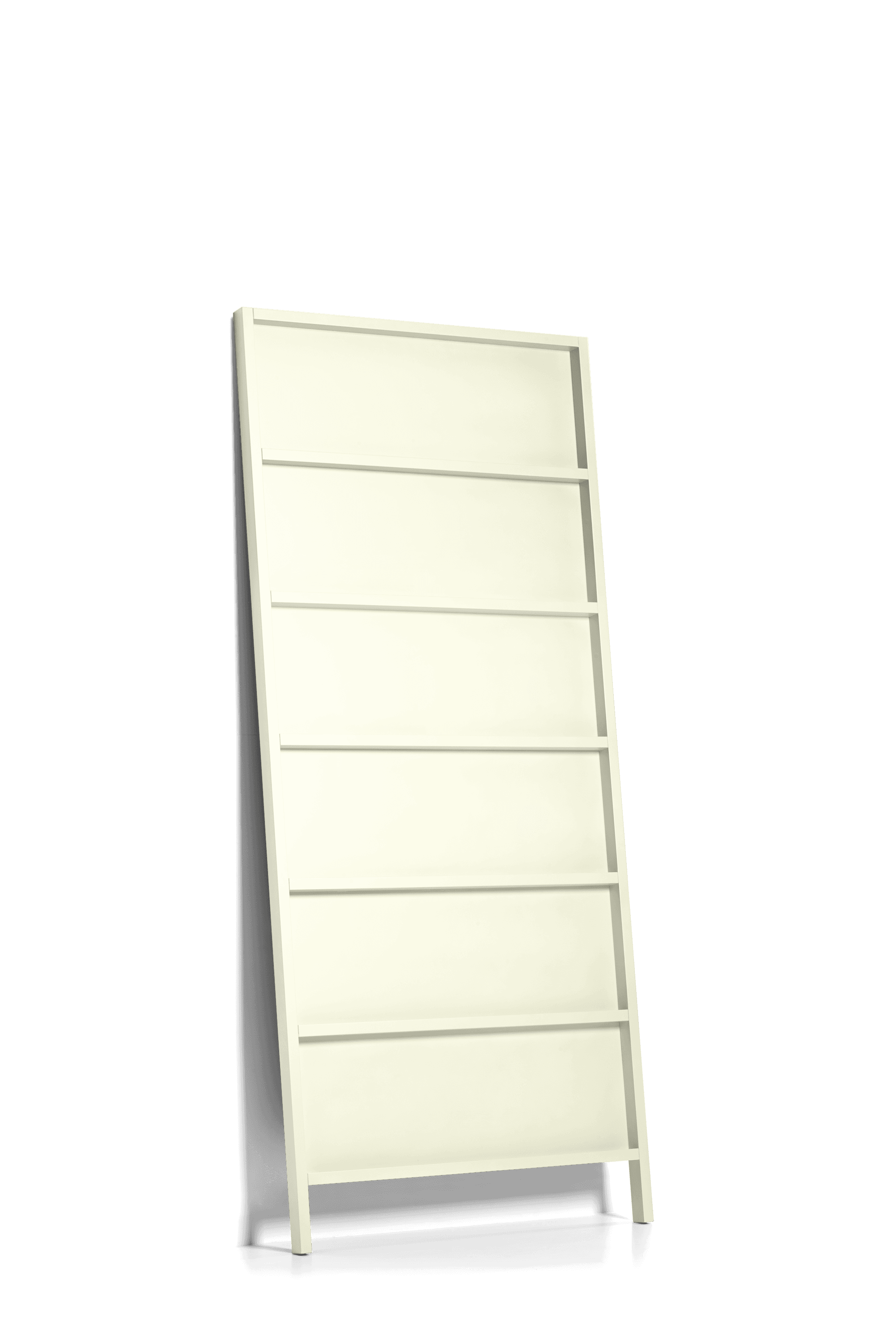 Oblique Big bookshelf oyster white