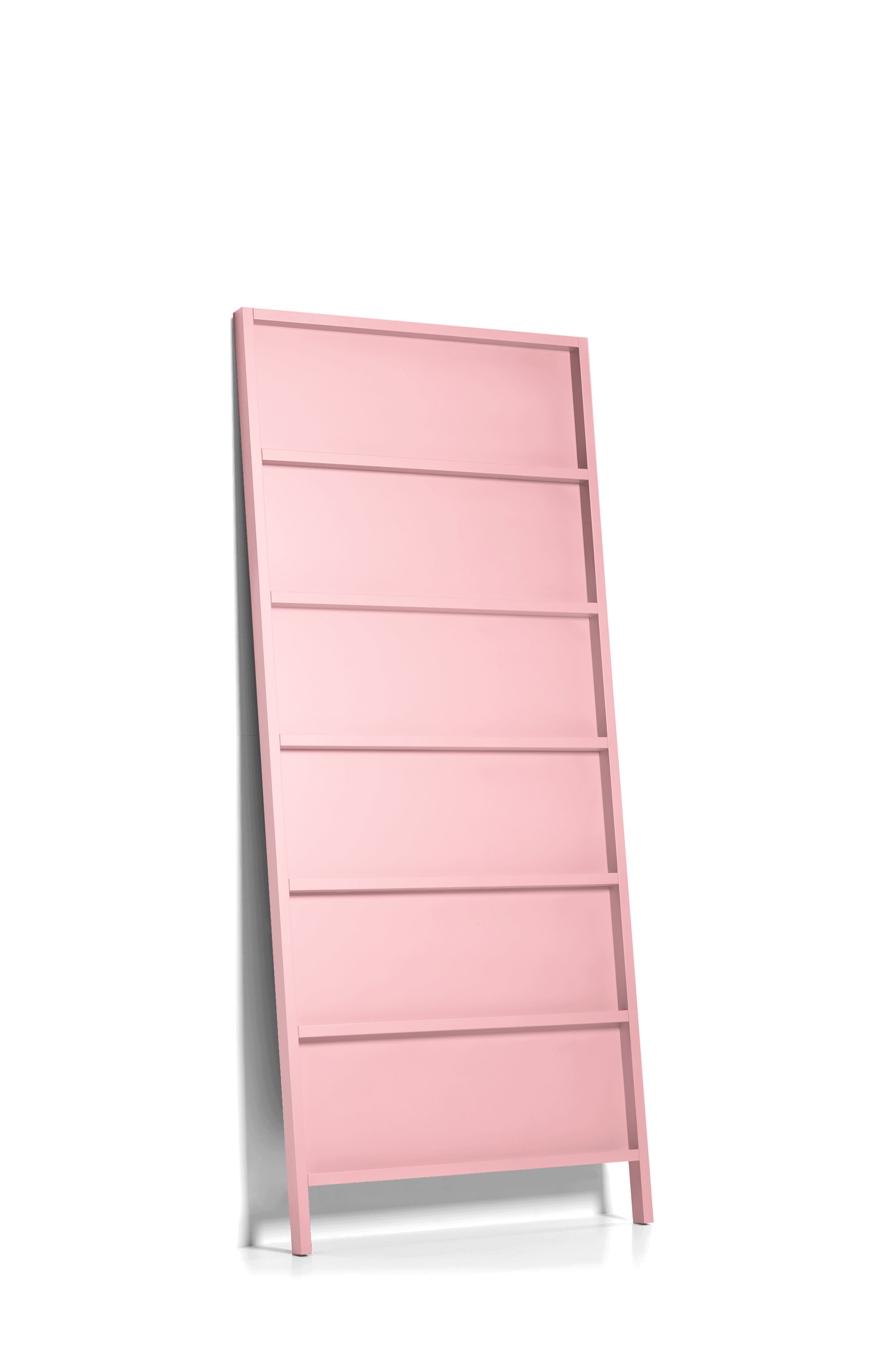 Oblique Big bookshelf light pink