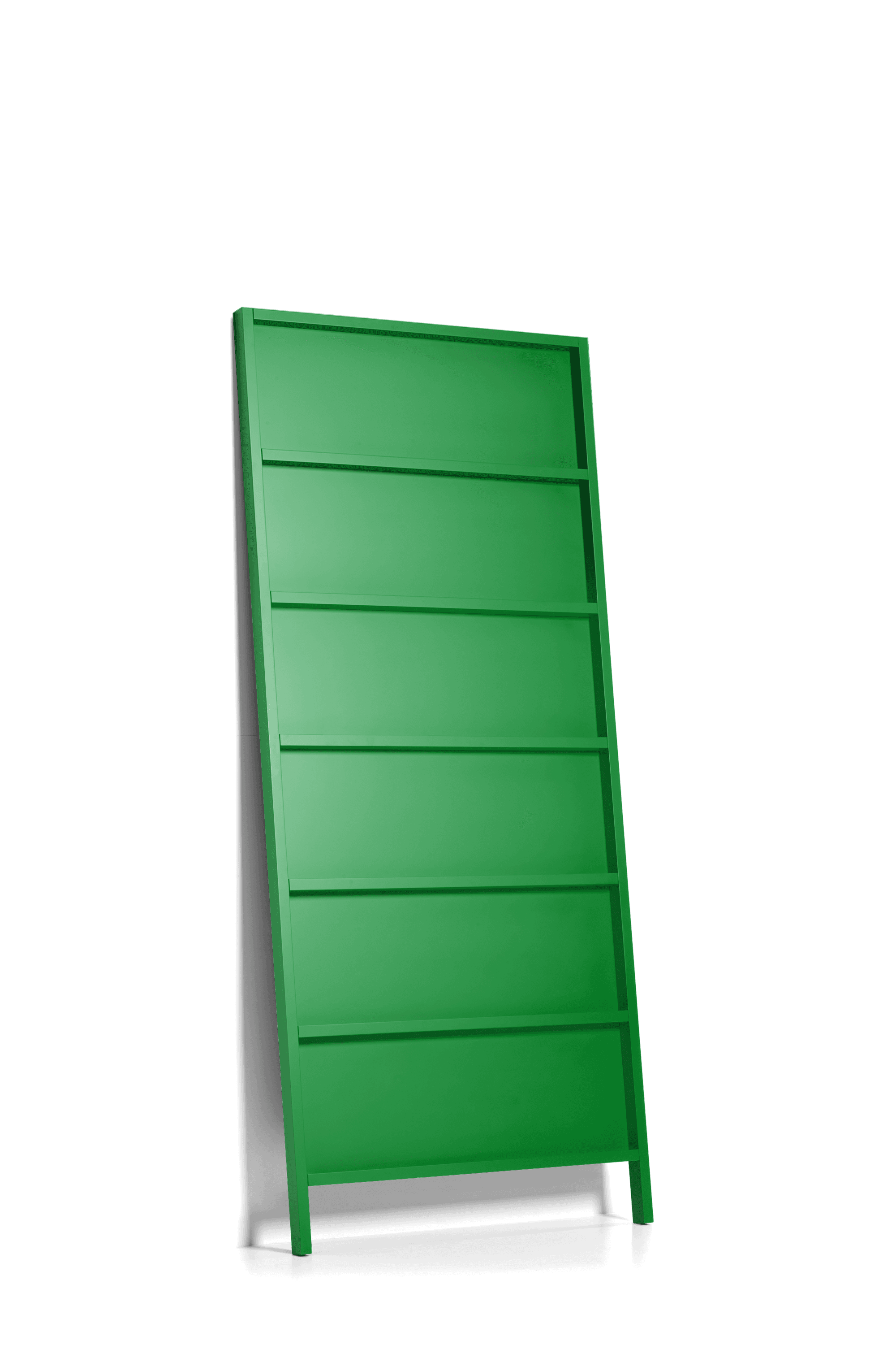 Oblique Big bookshelf grass green