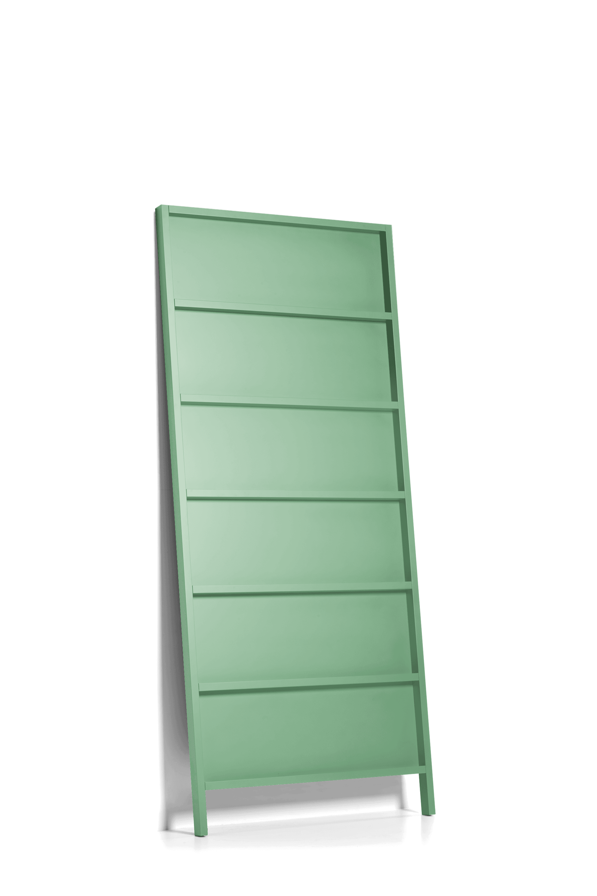 Oblique Big bookshelf pale green