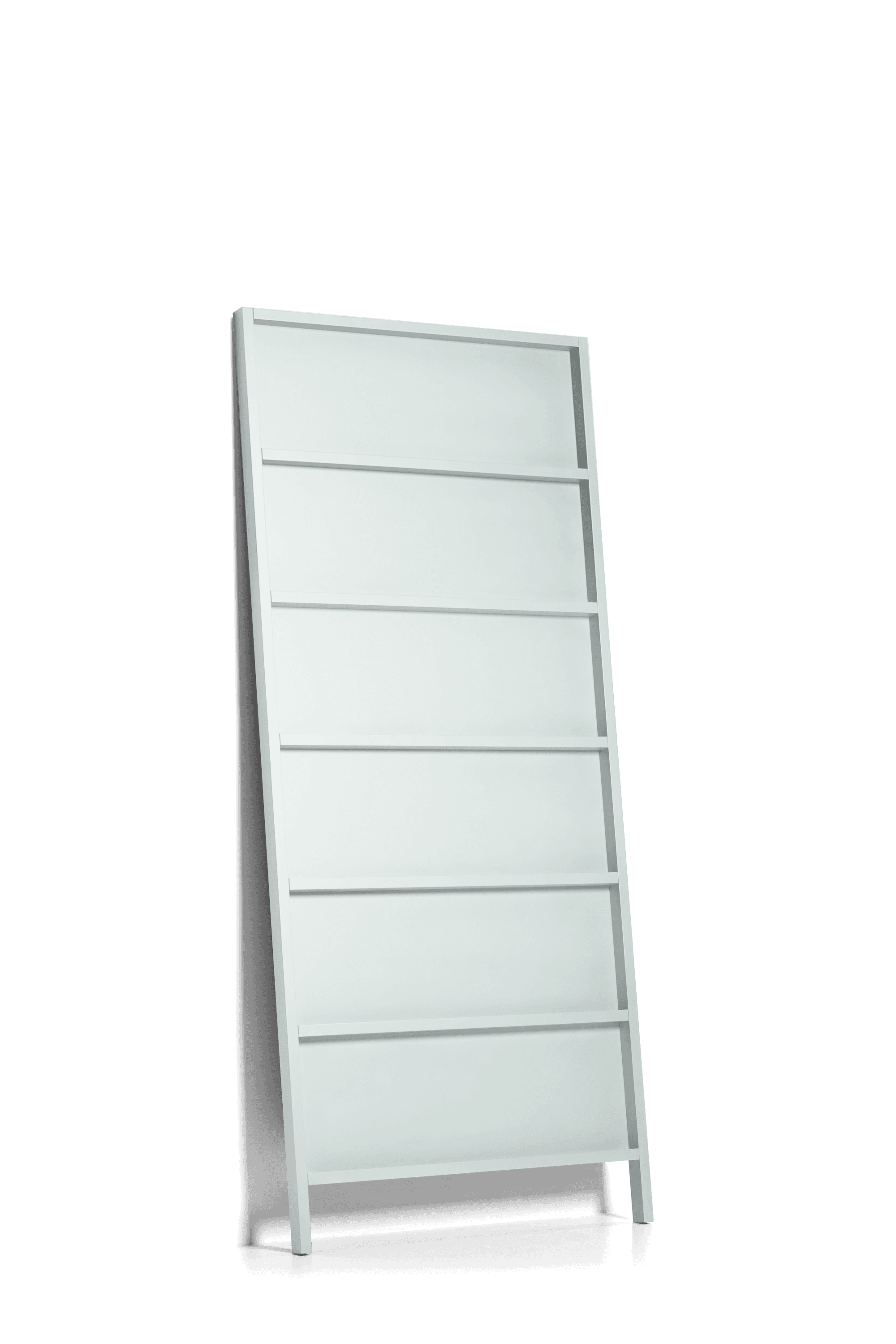 Oblique Big bookshelf light grey
