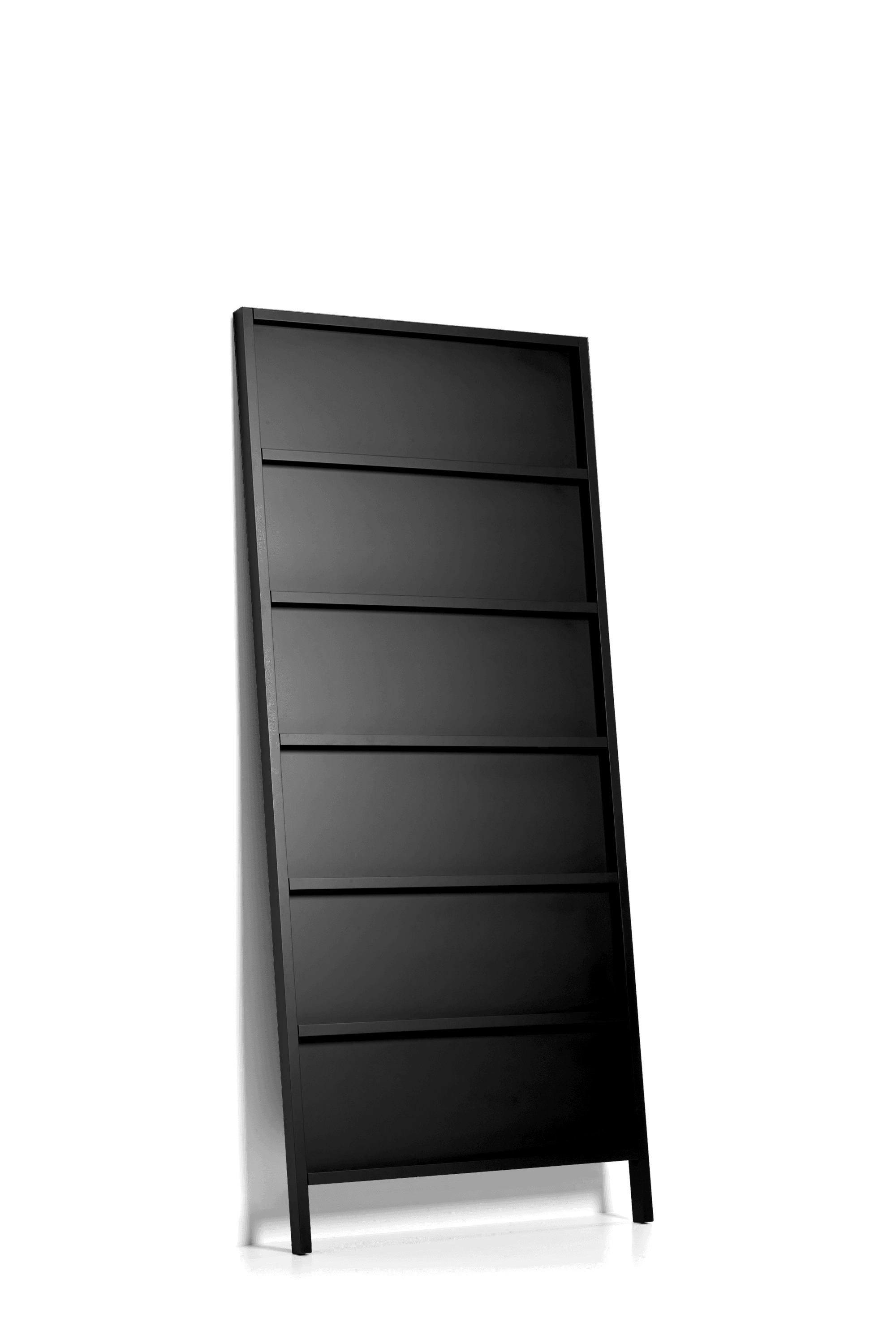 Oblique Big bookshelf jet black