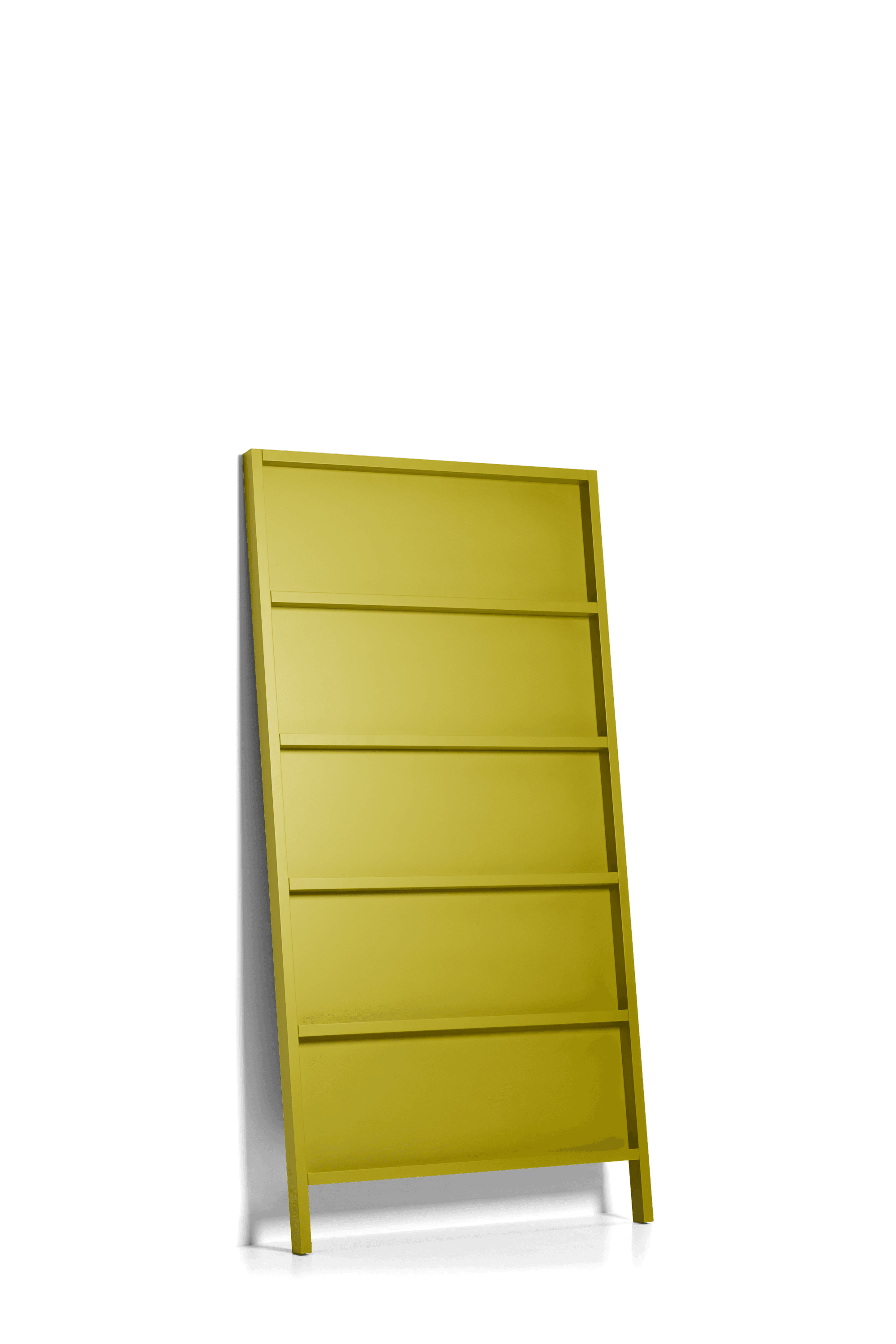Oblique Small bookshelf curry