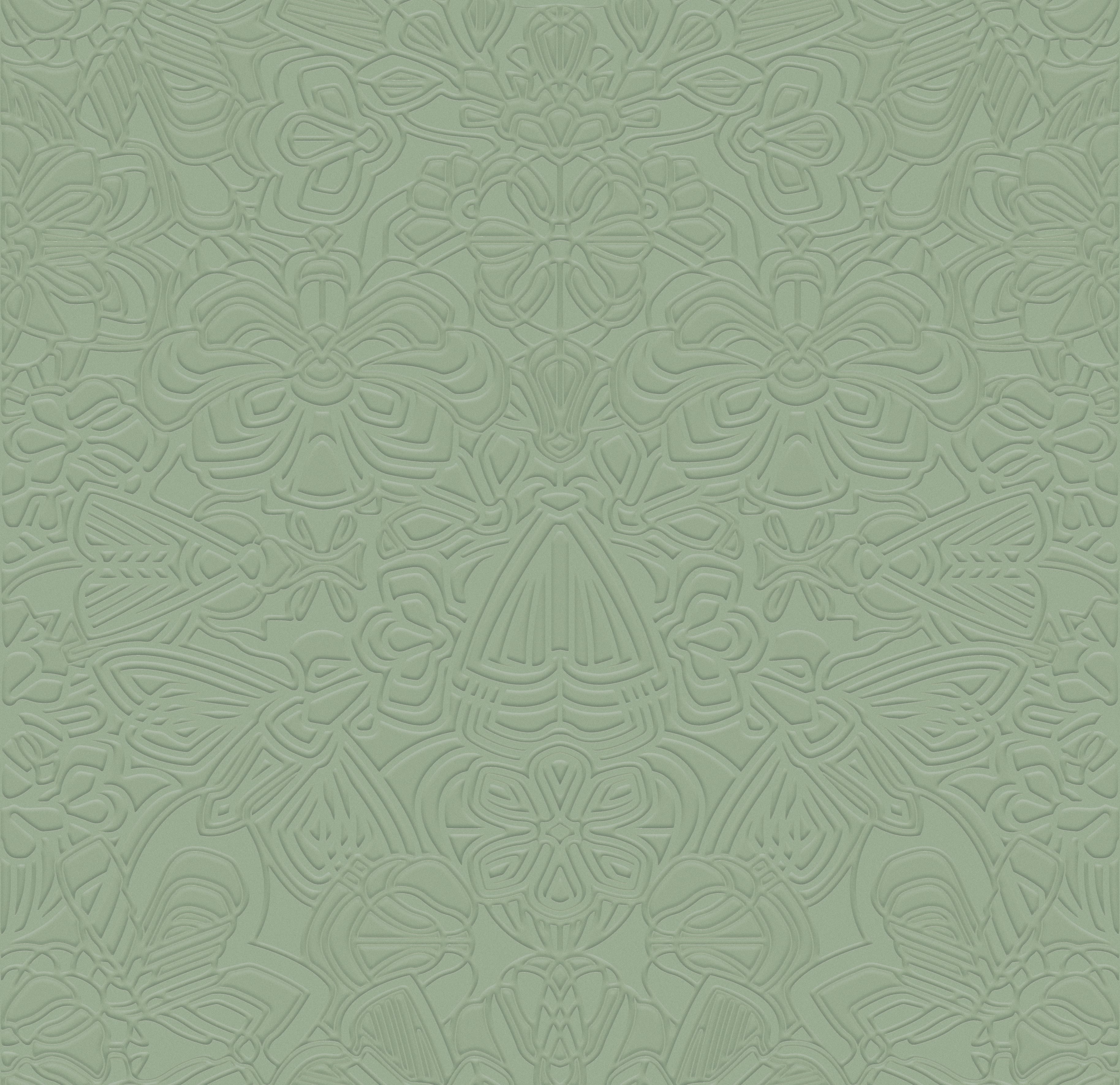 Moooi Wallcovering Mimic Moth green