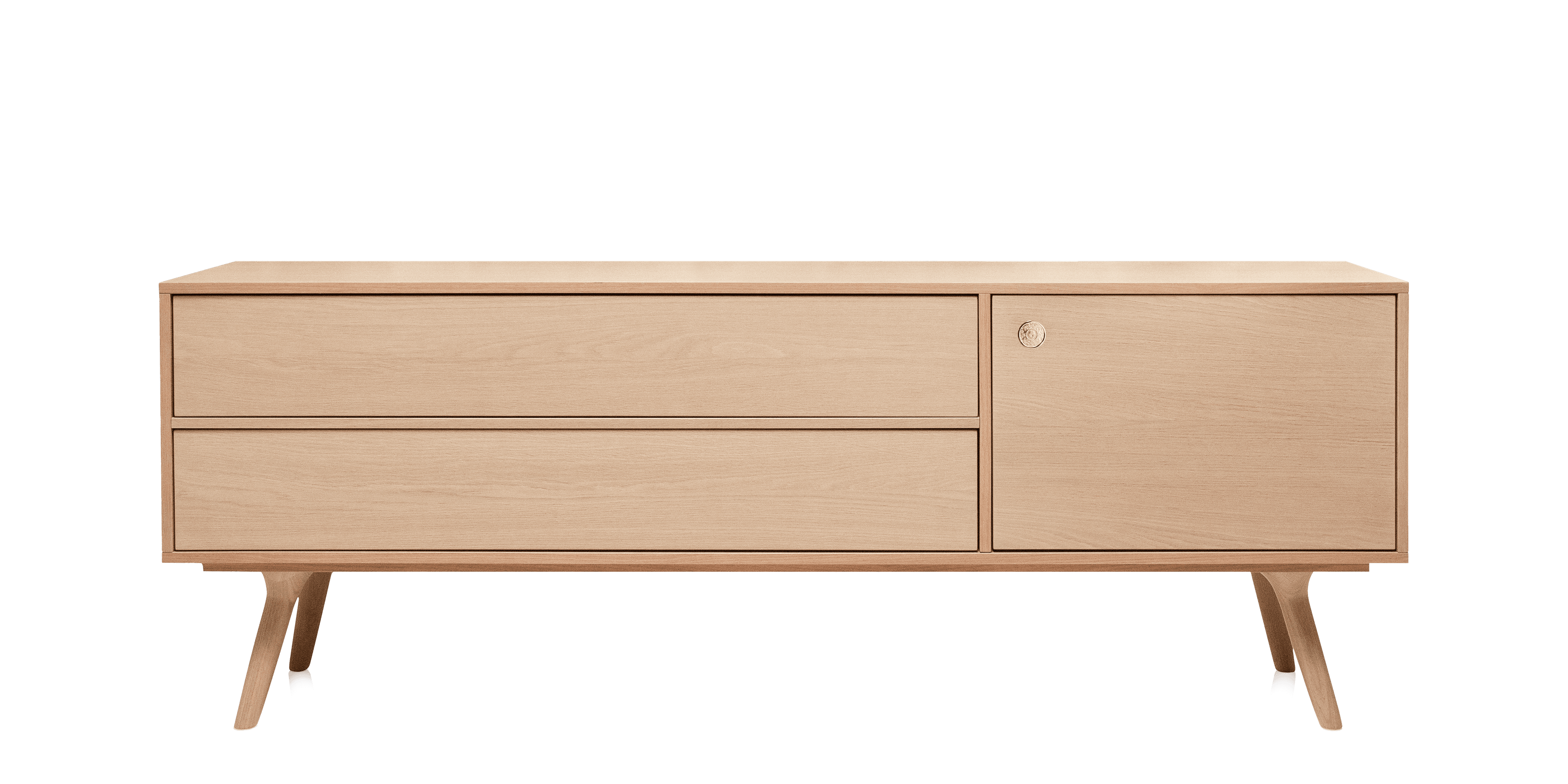 Zio Buffet Whitewash front view